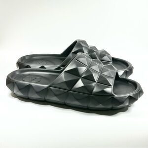 New Valentino Garavani Women's Roman Stud Turtle Slide Sandal Size 38EU/8US